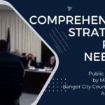 Thumbnail depicting Michael Beck speaking before the Bangor City Council, with the title "Comprehensive Strategic Plan Needed"