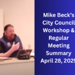 City Council Workshop & Regular Meeting Summary April 28, 2025