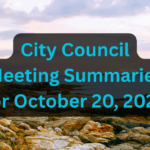 City Council Meeting Summaries for Oct 20 2025