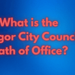 What is the Bangor City Council Oath of Office